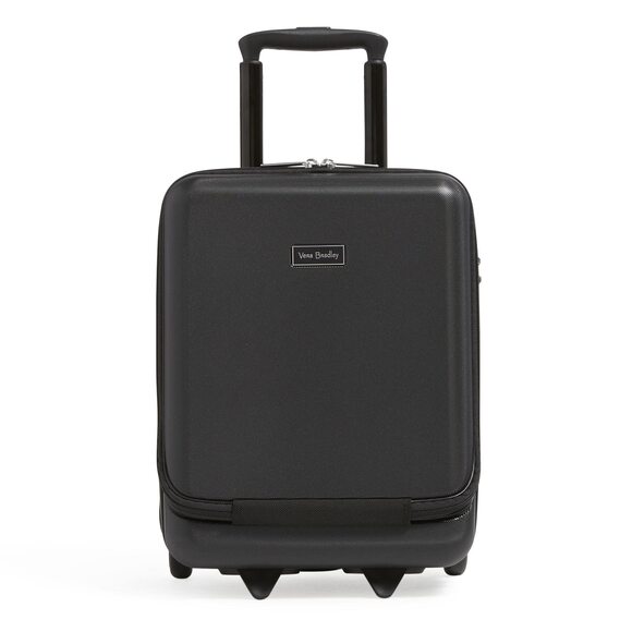 Vera Bradley Hardside Underseat Rolling Suitcase Luggage Black One Size